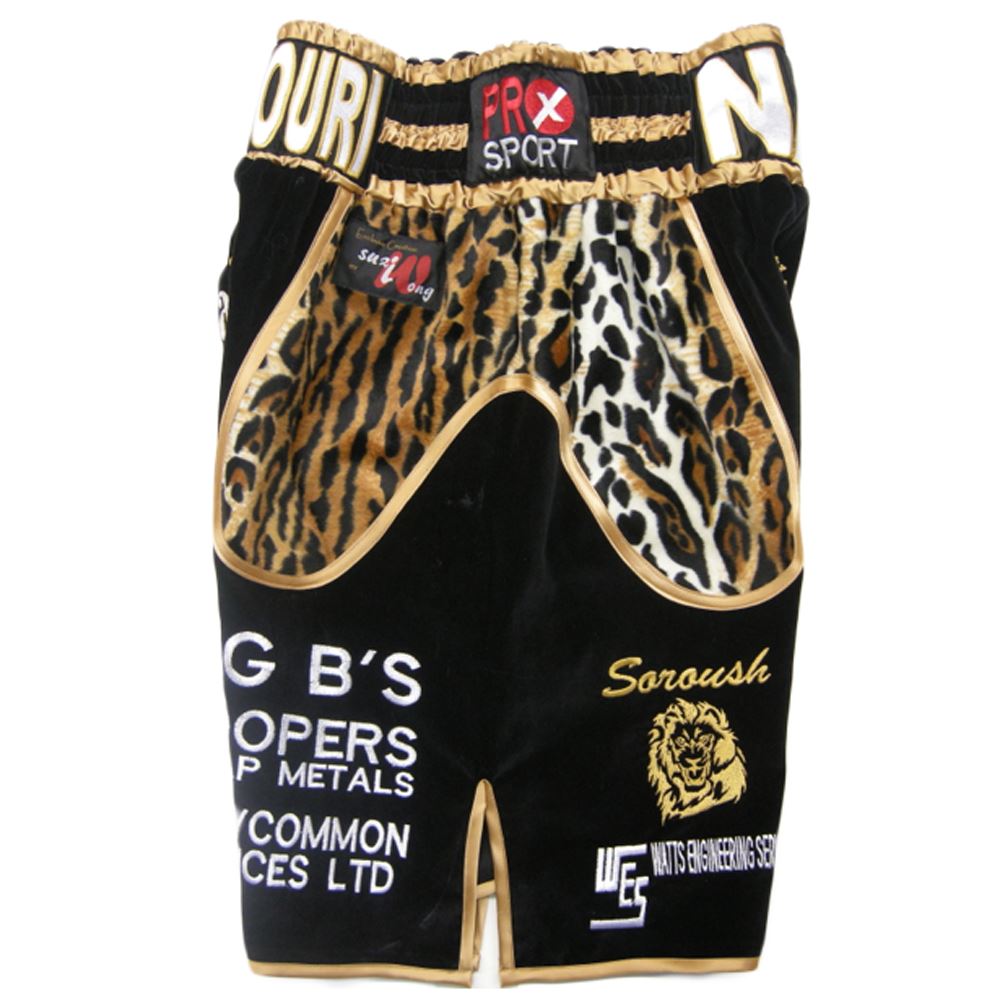 Custom Made Velvet Leopard Boxing Shorts – Boxfituk