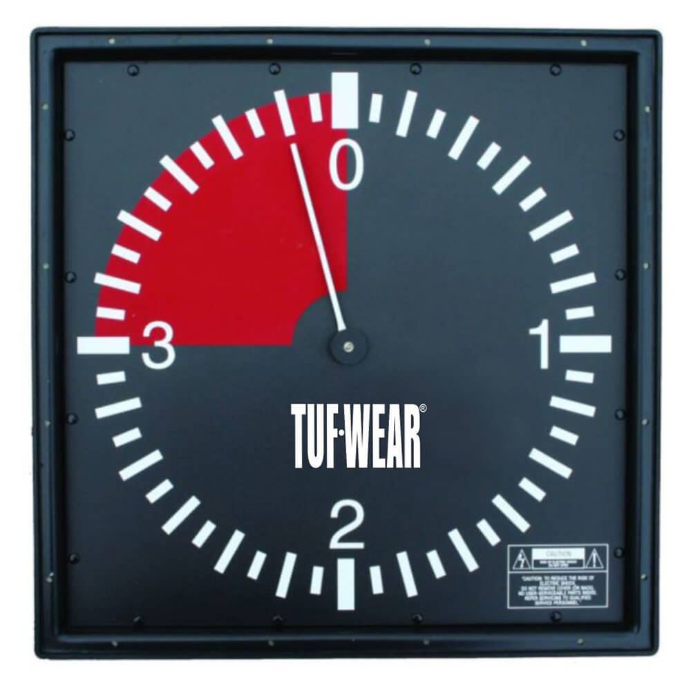 Tuf Wear 3 Minute Pro Gym Wall Clock
