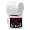 Sting Elasticised Hand Wraps 4.5M - White