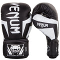 Venum Elite Adult Boxing Gloves - Black/White