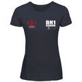 BN1 Boxing Womens Slim T-Shirt - Navy