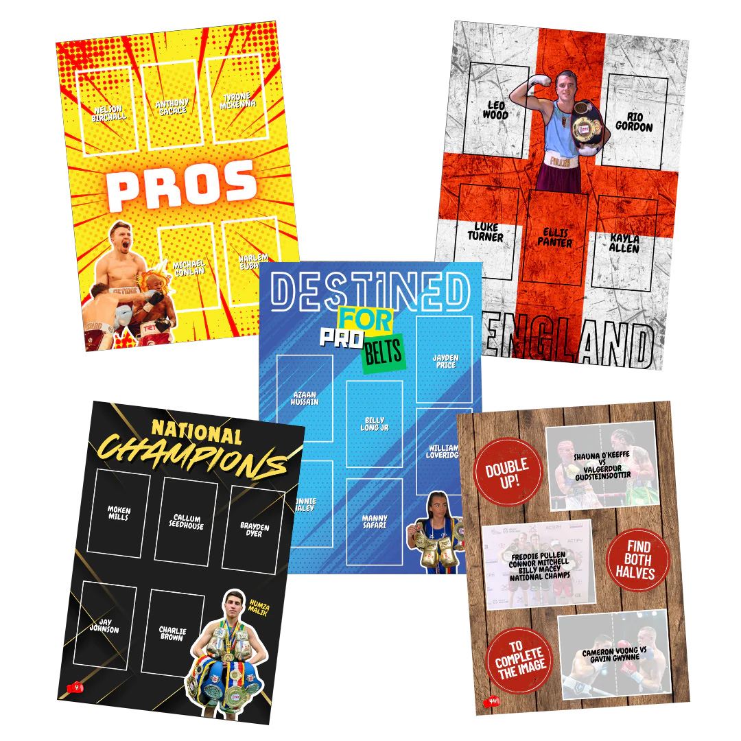 Boxing Mania Sticker Book