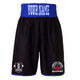 Invicta Boxing Academy Bout Shorts - Black/Royal Blue