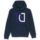 Dennis & Dyer Sparkle Large Logo Hoodie - Navy