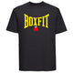 Boxfit Large Logo Branded T-Shirt - Black/Fluo Yellow