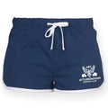 Attleborough Boxing Club Womens Retro Shorts - Navy/White