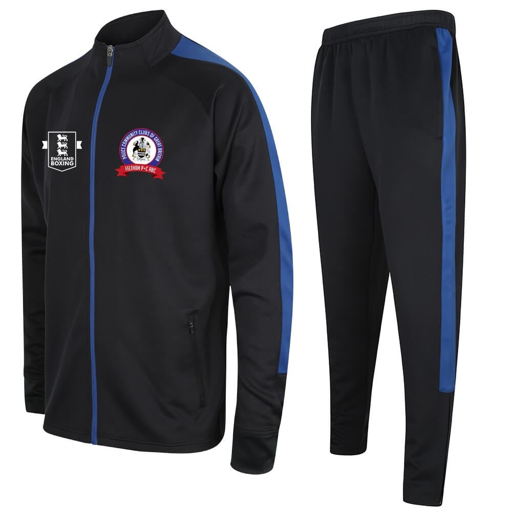 Feltham Boxing Club Slim Fit Poly Tracksuit