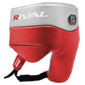 Rival RNFL100 Professional Protector with Laces - Red/Silver