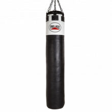 Pro Box Black-White Leather Punchbag