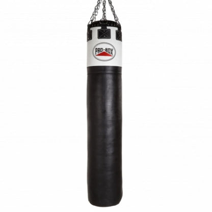 Pro Box Black-White Leather Punchbag