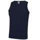 Boxing Plain Poly Vest - Navy
