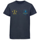 Mile Oak Boxing Academy Kids Cotton T-Shirt - Navy