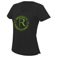 Thumbnail for Resistance Pt V-Neck Girlie Cool T