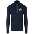 Bxf Lightweight Half Zip Long Sleeve Top - Navy