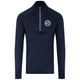 Bxf Lightweight Half Zip Long Sleeve Top - Navy