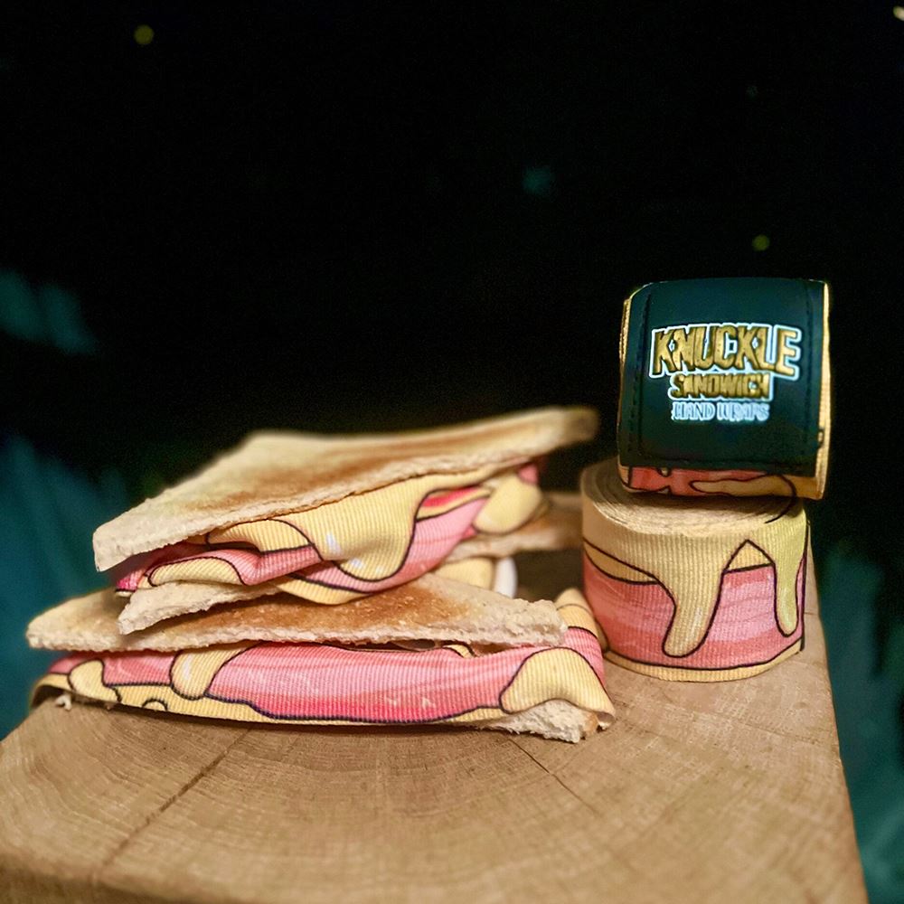 Knuckle Sandwich Wrap - Toasted Ham & Cheese