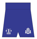 Border City ABC Satin Boxing Shorts - Blue