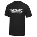 TIMES ABC POLY T-SHIRT - Black