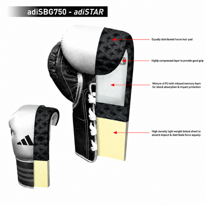 Adidas Adistar 3.0 BBBC Approved Pro Boxing Gloves 2026