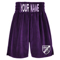 Palmarsh Abc Velvet Shorts - Purple