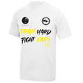 OMNIBUS Boxing Poly T-Shirt - White/Yellow