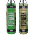 Tuf Wear Balboa 4FT Quilted Punchbag - Green/Gold