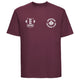 Outbox ABC Cotton T-Shirt - Maroon