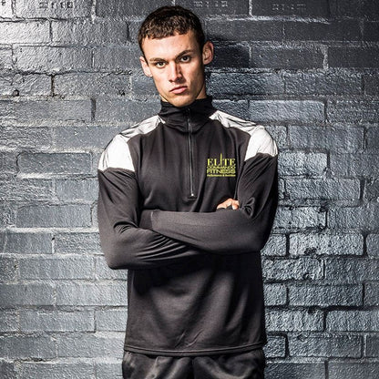Elite Commando Fitness 1/4 Zip Top With Reflective Panels