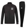 Dennis & Dyer Boxing Academy Slim Fit Poly Tracksuit - Black/Black