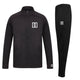 Dennis & Dyer Boxing Academy Slim Fit Poly Tracksuit - Black/Black