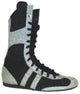 Two Tone Sparkle Hi-Top Boot - Black/Silver