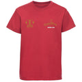 Golden Ring Boxing Club Kids Cotton T-Shirt - Red