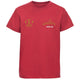 Golden Ring Boxing Club Kids Cotton T-Shirt - Red