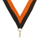 Medal Ribbons - Black/Orange