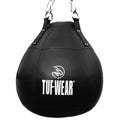 Tuf Wear All Black Leather Wrecking Ball Black - Black