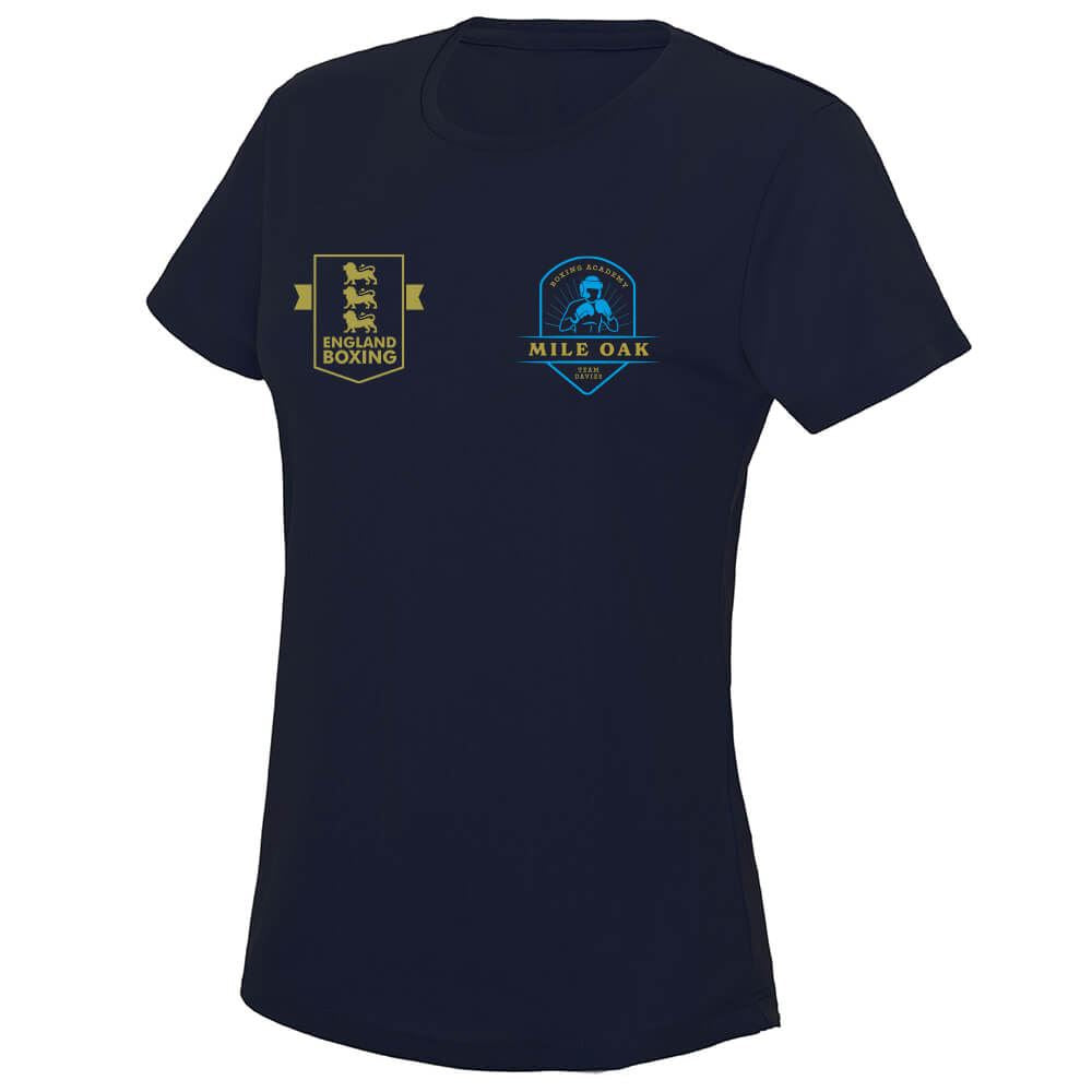 Mile Oak Boxing Academy Womens Poly Tee