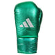 Adidas Adistar 3.0 BBBC Approved Pro Boxing Gloves 2024 - Metallic Green