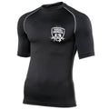 Total Boxer Short Sleeve Base Layer - Black