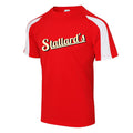 Stallards Gym Contrast Cool Tee - Red/White