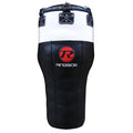 Ringside Leather Angle Bag - Black/White/Red