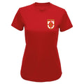 Karate England Squad Womens Dri Fit T-Shirt - Red