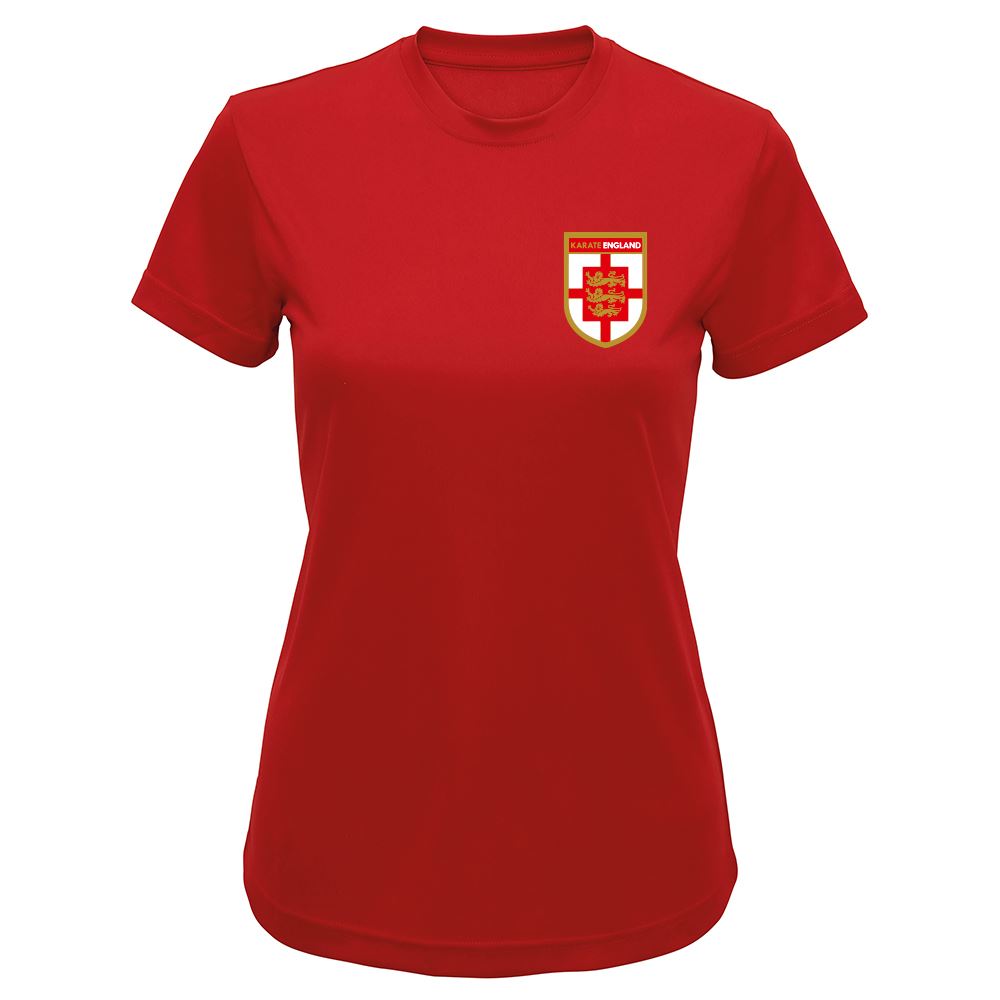 Karate England Squad Womens Dri Fit T-Shirt