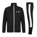 West London Boxing Academy Kids Slim Fit Poly Tracksuit - Black/White