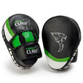 Carbon Claw Arma Ax-5 Curved Hook And Jab Pads Black/Green - Black/Green