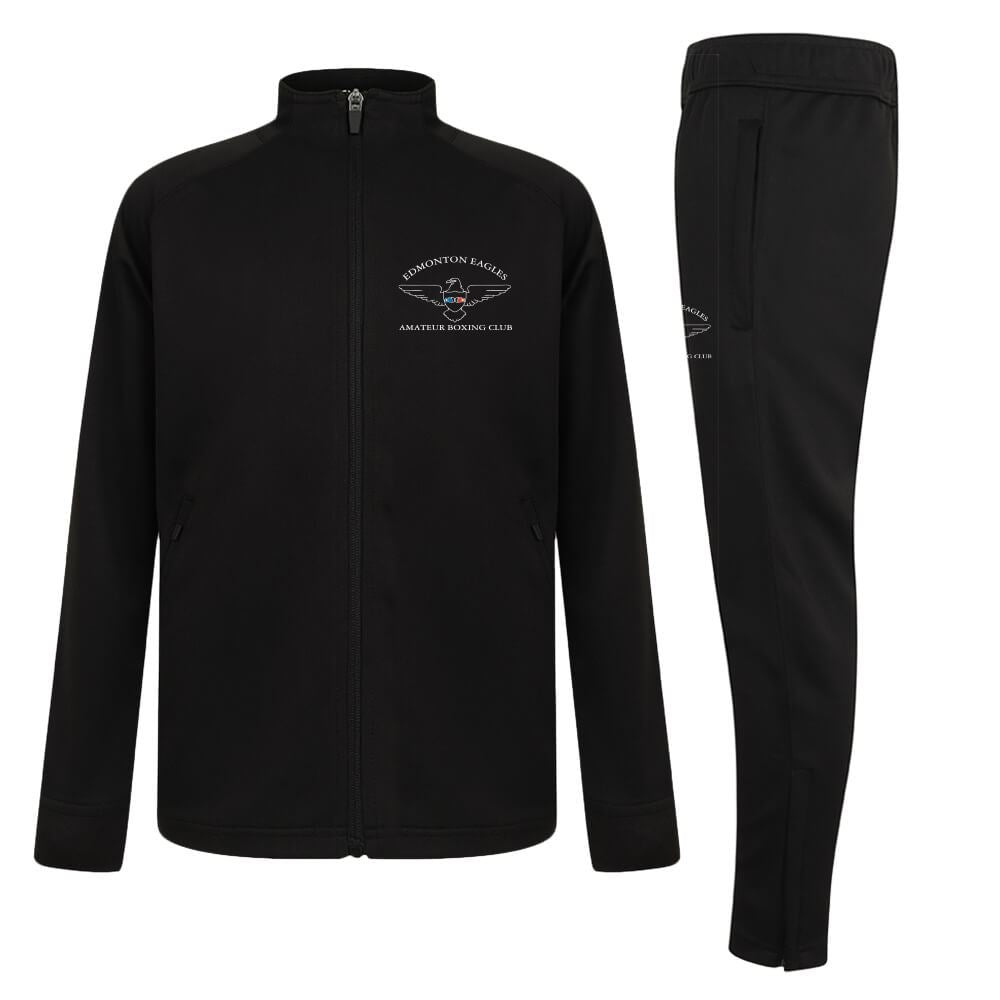 Edmonton Eagles Kids Slim Fit Poly Tracksuit