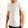 Fly Monogram Tee - Grey