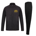 Ultimate Boxing Slim Fit Poly Tracksuit - Black