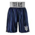 Ropes & Glory Boxing Bout Boxing Shorts - Navy/Silver