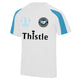 Rush Green ABC Contrast Poly T-Shirt - White/Blue