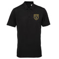 UKA Karate Embroidered Dri Fit Polo Shirt - Black